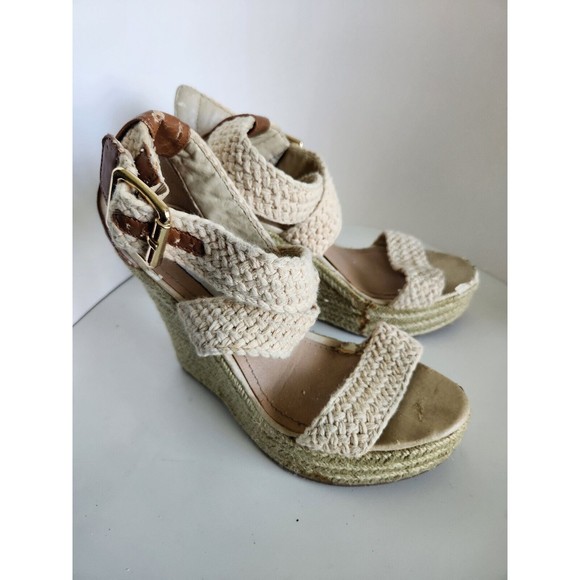 STEVE MADDEN Espadrille Wedge Sandal Womens Size 6 - Picture 3 of 10